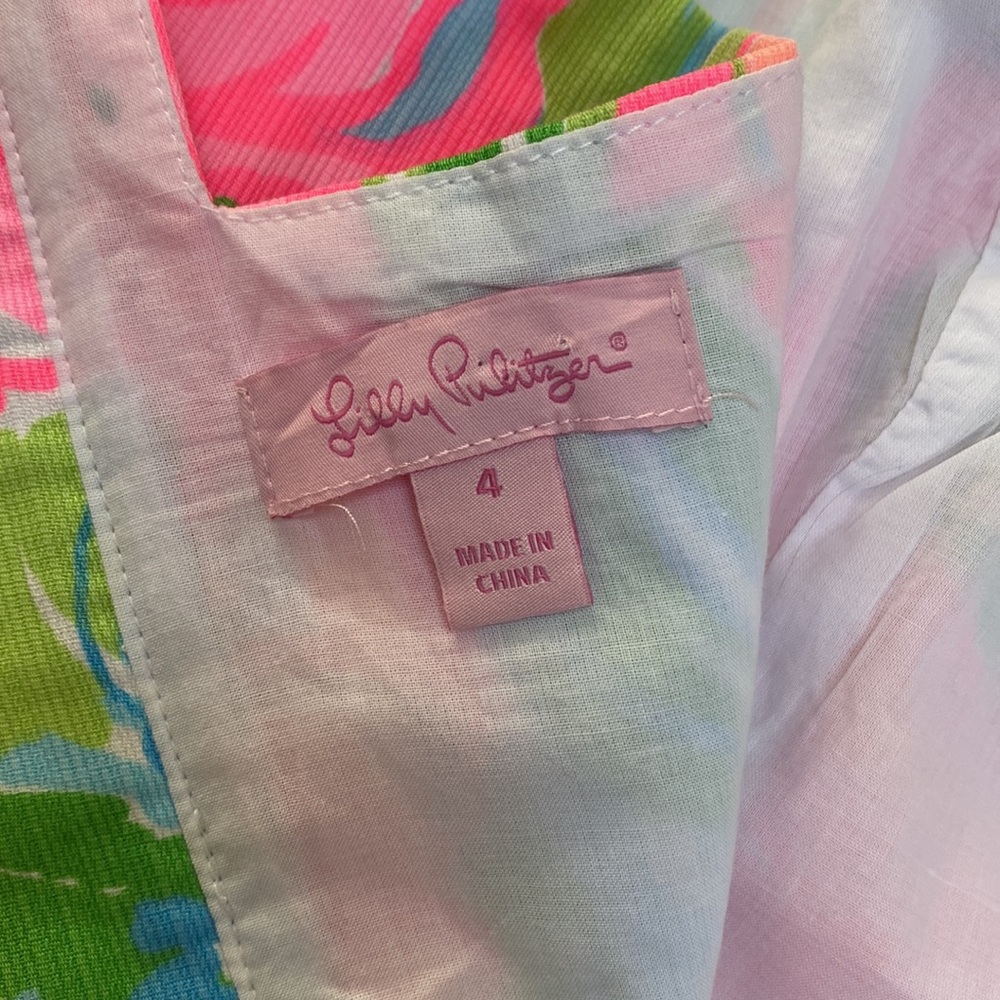 NEUF étiquette bagage Lilly Pulitzer SPICE THE JUICE rose et